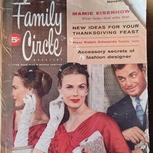 Family Circle Magazine November 1955 Mamie Eisenhower First Lady